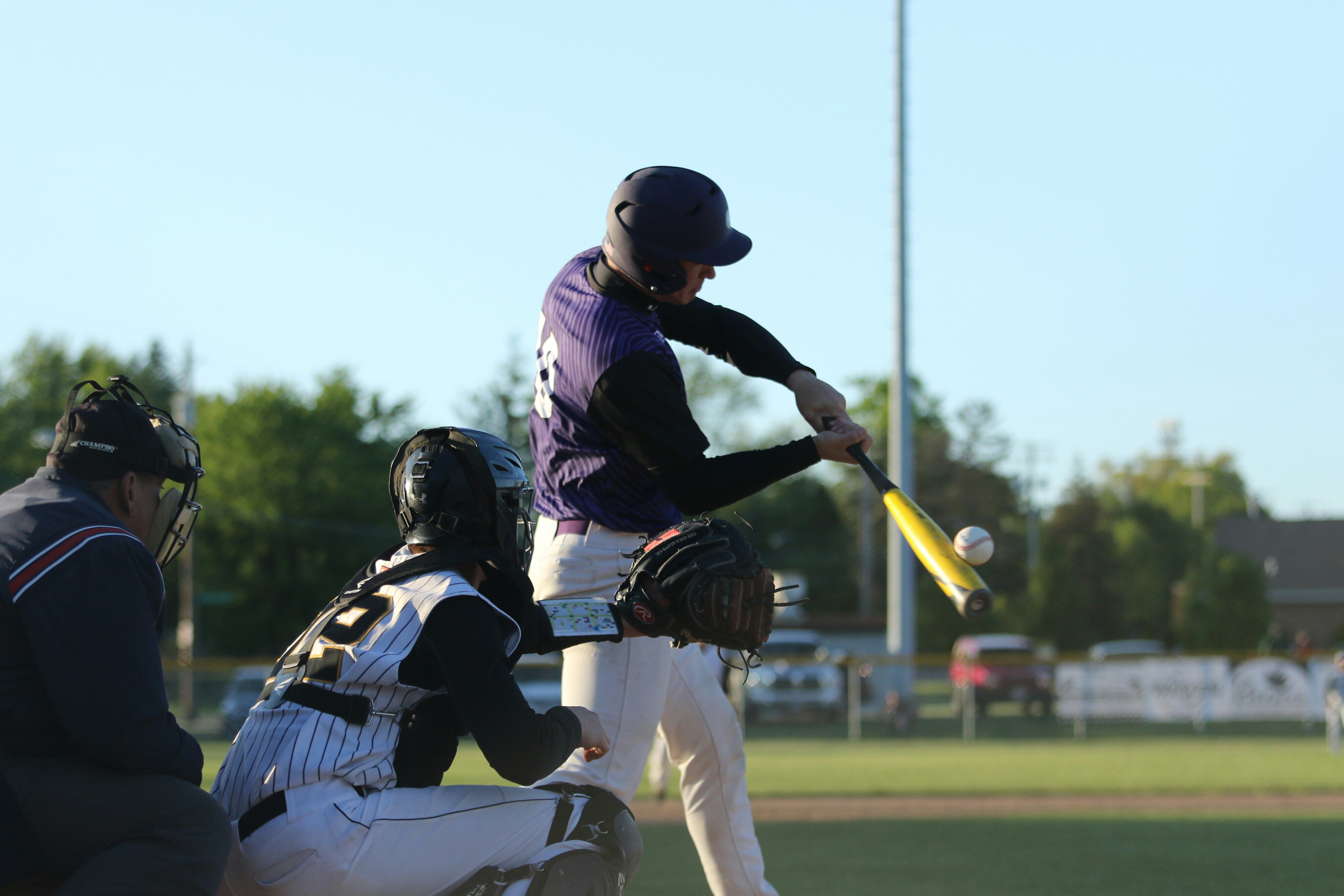Baseball Player BBCOR Bat
